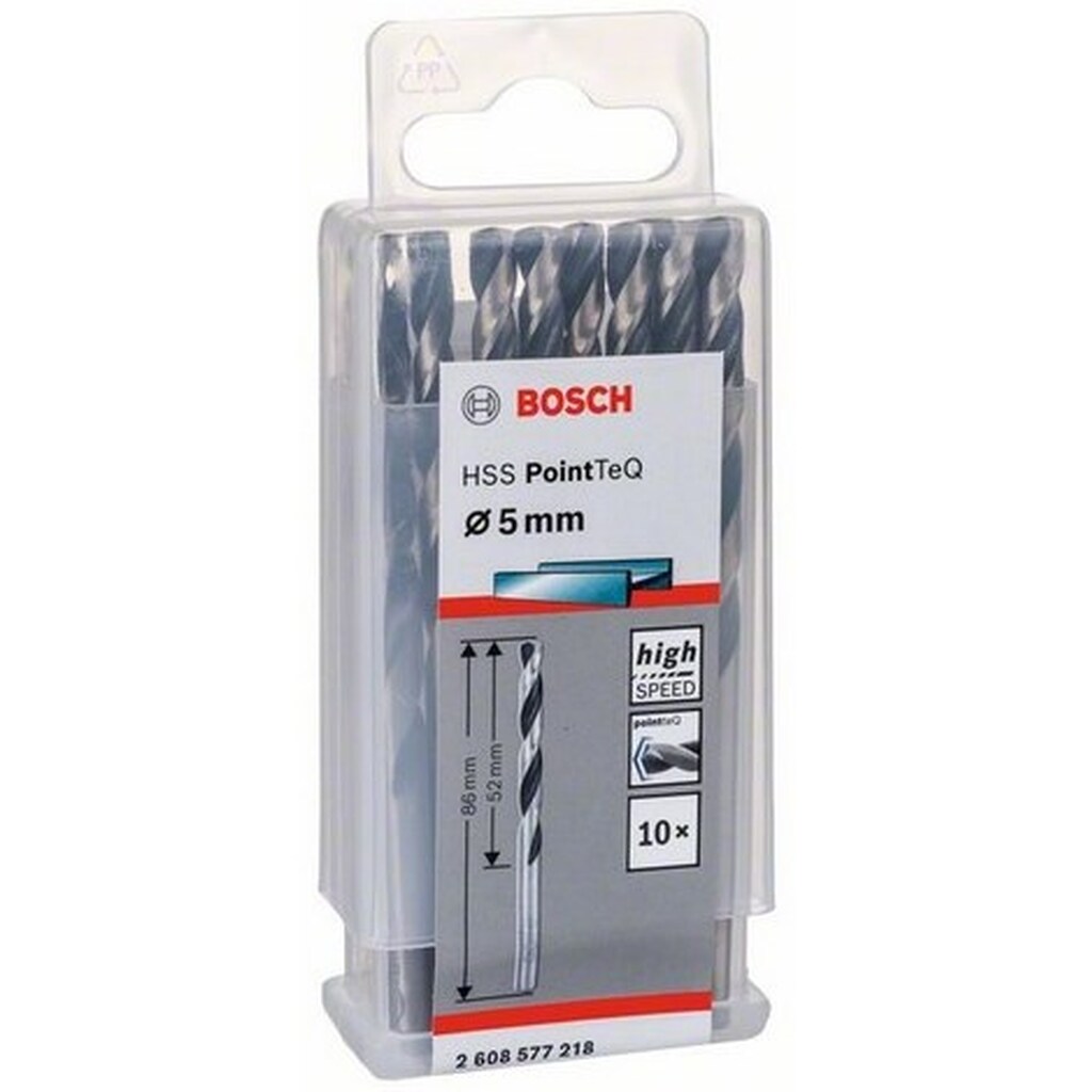 Спиральное сверло HSS PointTeQ 5.0 Bosch 2608577218