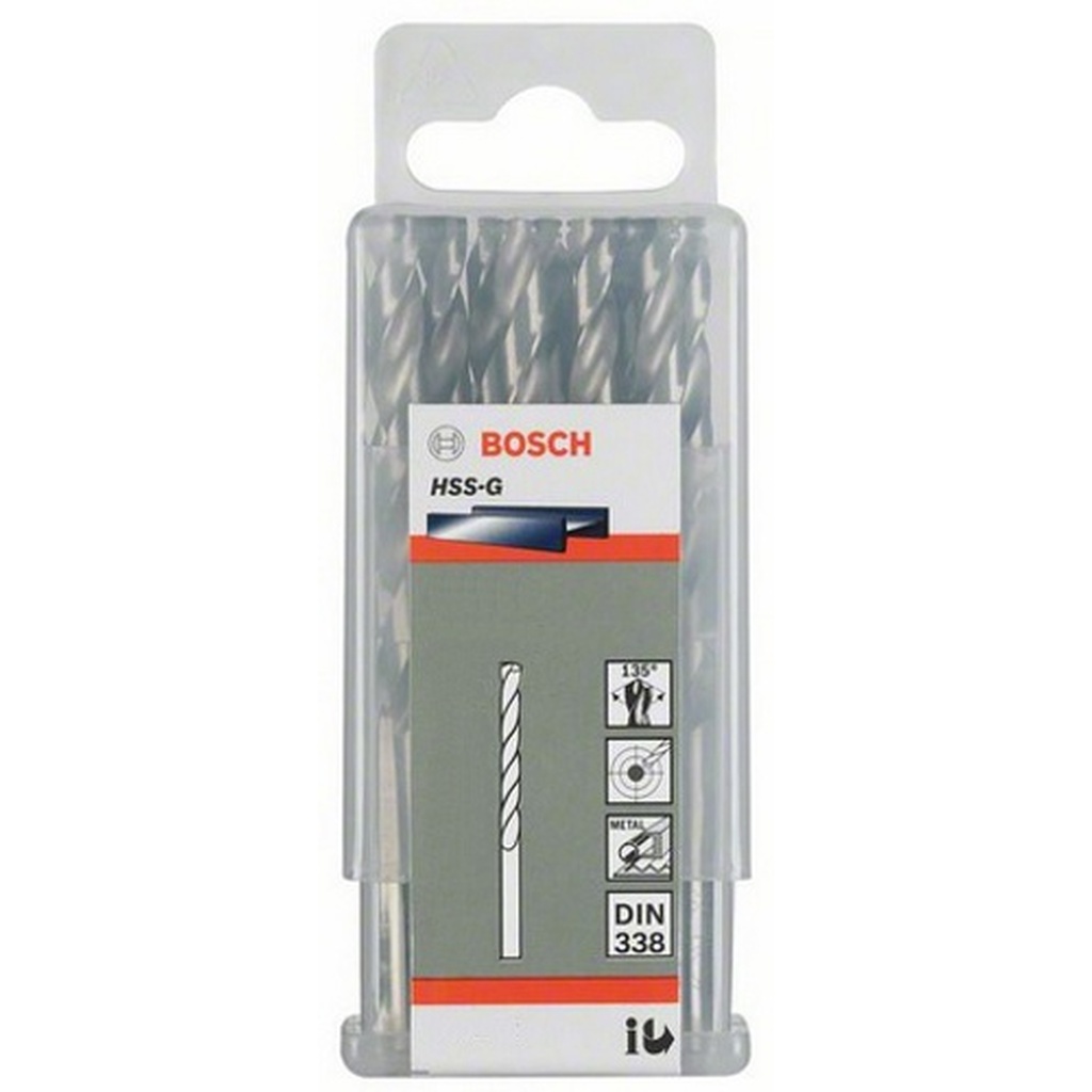 Сверло HSS-G STANDARD (4, 2х75 мм; 10 шт.) по металлу Bosch 2608595060