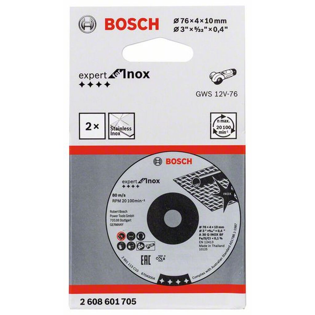 Круг шлифовальный 76. Диски для Bosch GWS 12v-76. Круг отрезной Bosch Expert for inox 76 мм. Круги Bosch 76. Диск шлифовальный 76х10.
