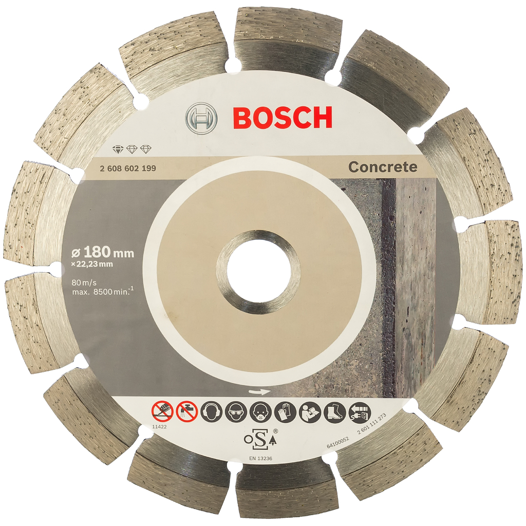 Диск алмазный по бетону 180х22, 2 мм Bosch 2.608.602.199