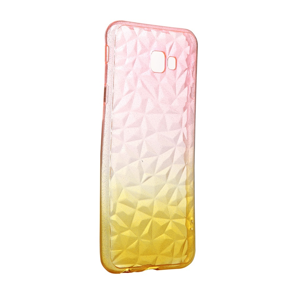 Чехол Krutoff для Huawei P8 Lite Crystal Silicone Yellow-Pink 12274 P730924