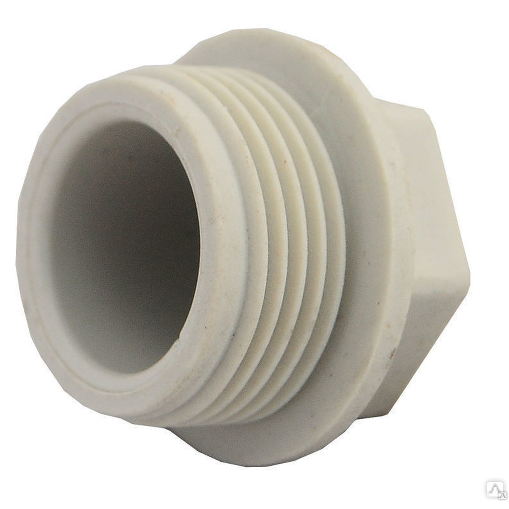 Пробка полипропиленовая PP-R 3/4" НР VALFEX серая (00010163025Г)