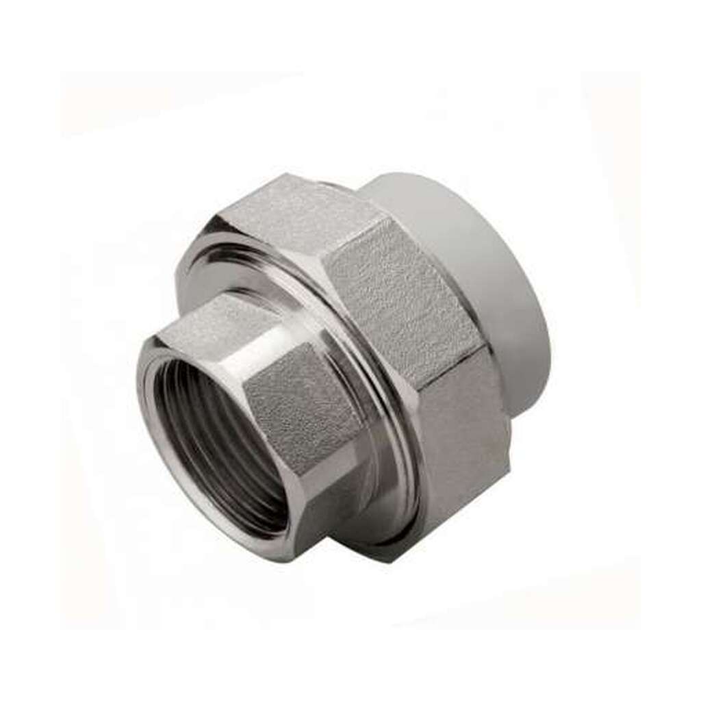 Муфта полипропиленовая разъемная PP-R 25 мм x 1/2" ВР серая VALFEX (00010155115Г)