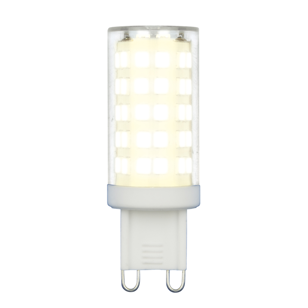 Светодиодная лампа Uniel LED-JCD-9W/3000K/G9/CL GLZ09TR прозрачная UL-00006488