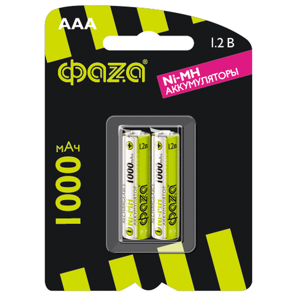Аккумулятор ФАZА размера AAA 1000мАч Ni-MH BL-2 5002913
