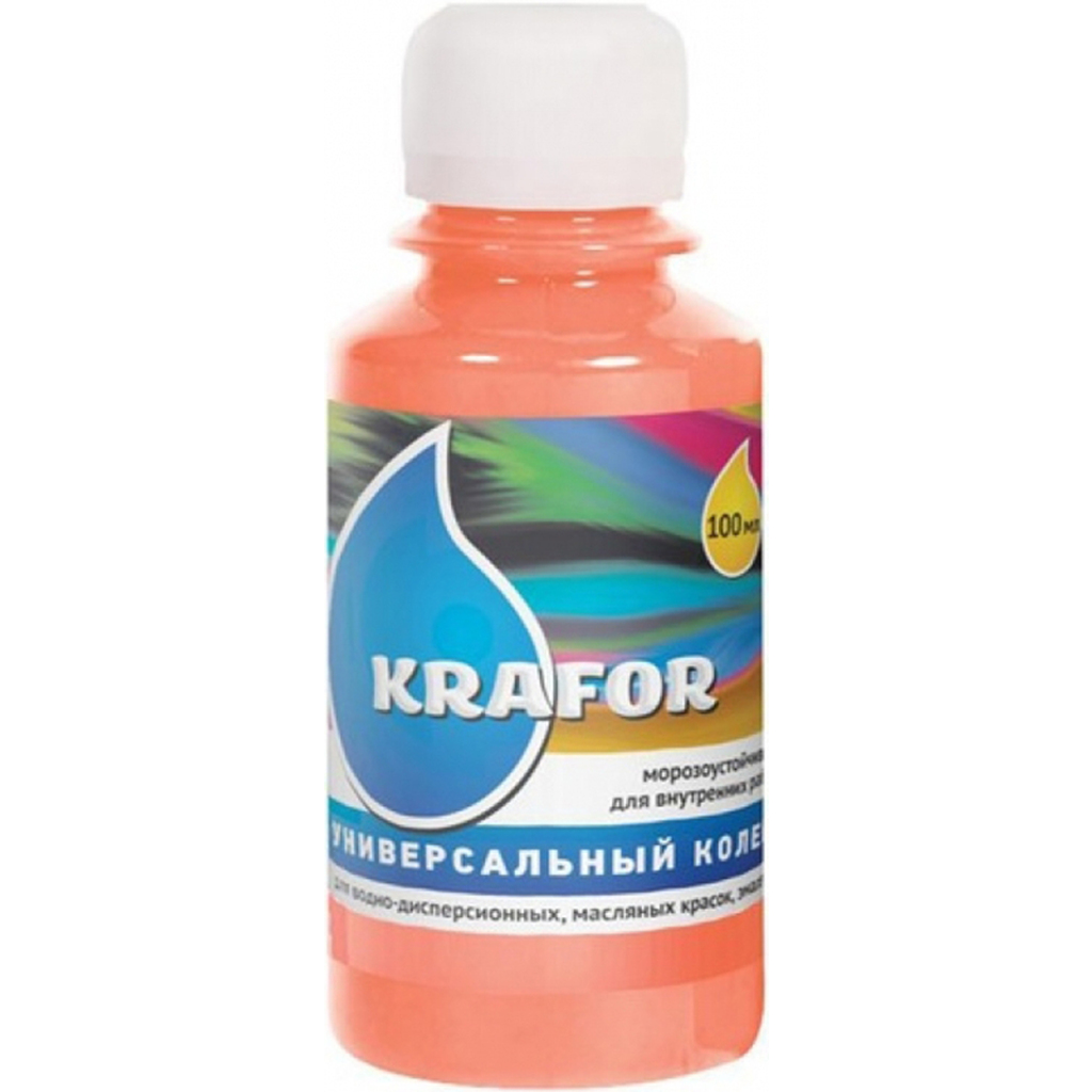 Универсальный колер Krafor № 5 персик 0.1 л 6 шт. 32154