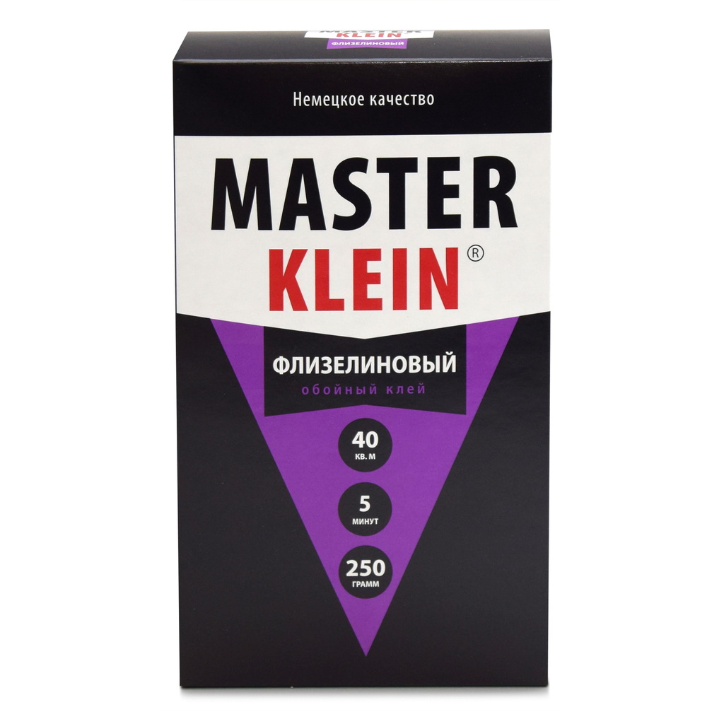 Обойный клей для флизелиновых обоев Master Klein 250гр жест.пачка 11603222