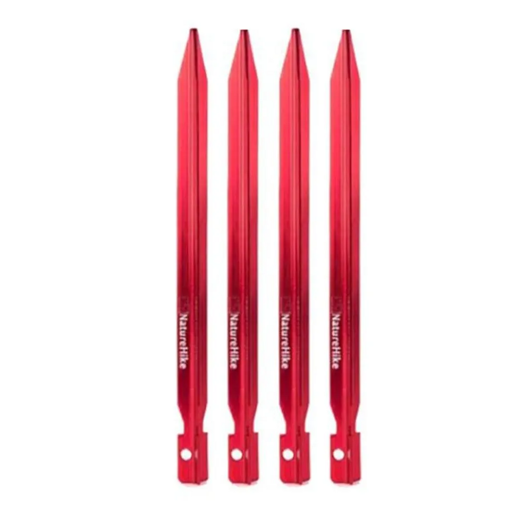 Колышки Naturehike 25cm 4шт Red NH15A009-I-4R