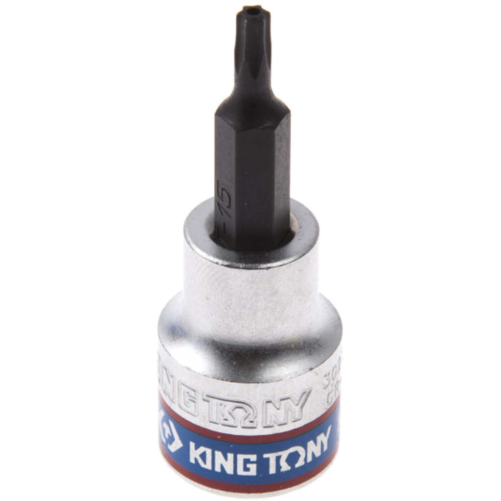 Насадка торцевая TORX с отверстием (T15Н; 50 мм; 3/8DR) KING TONY 302715