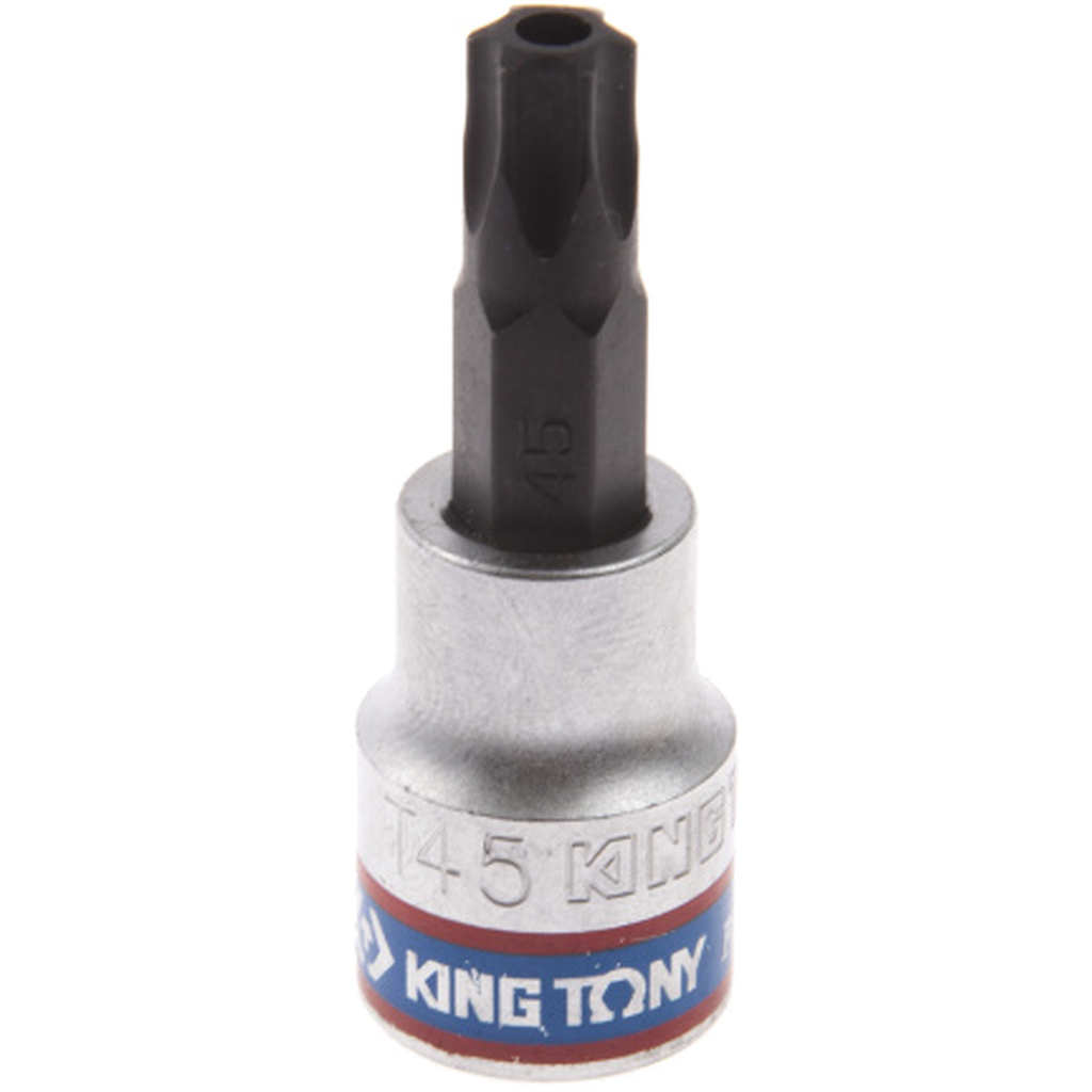 Насадка торцевая TORX с отверстием (T45Н; 50 мм; 3/8DR) KING TONY 302745