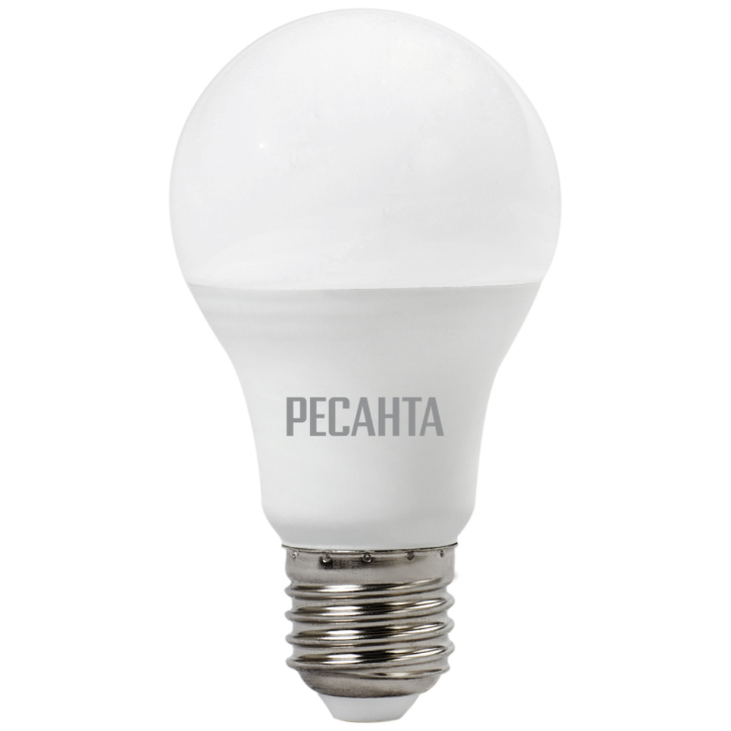 Лампа светодиодная РЕСАНТА LL-R-A60-7W-230-4K-E27 (76/1/12) 4606059029205
