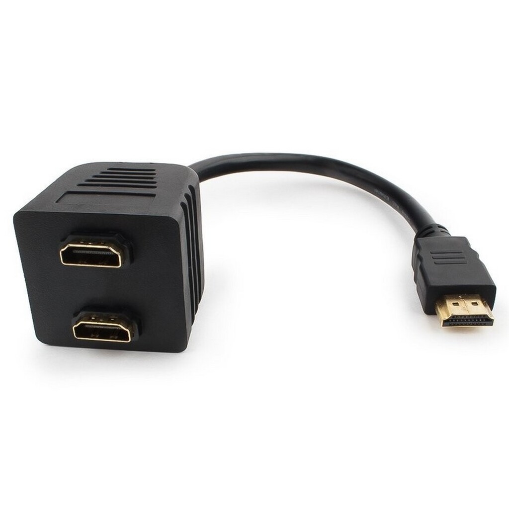 Разветвитель Cablexpert HDMI HD19F/2x19F, 1 компьютерный 2 монитора, пасcивный, Full-HD, 3D, 1.4v DSP-2PH4-002