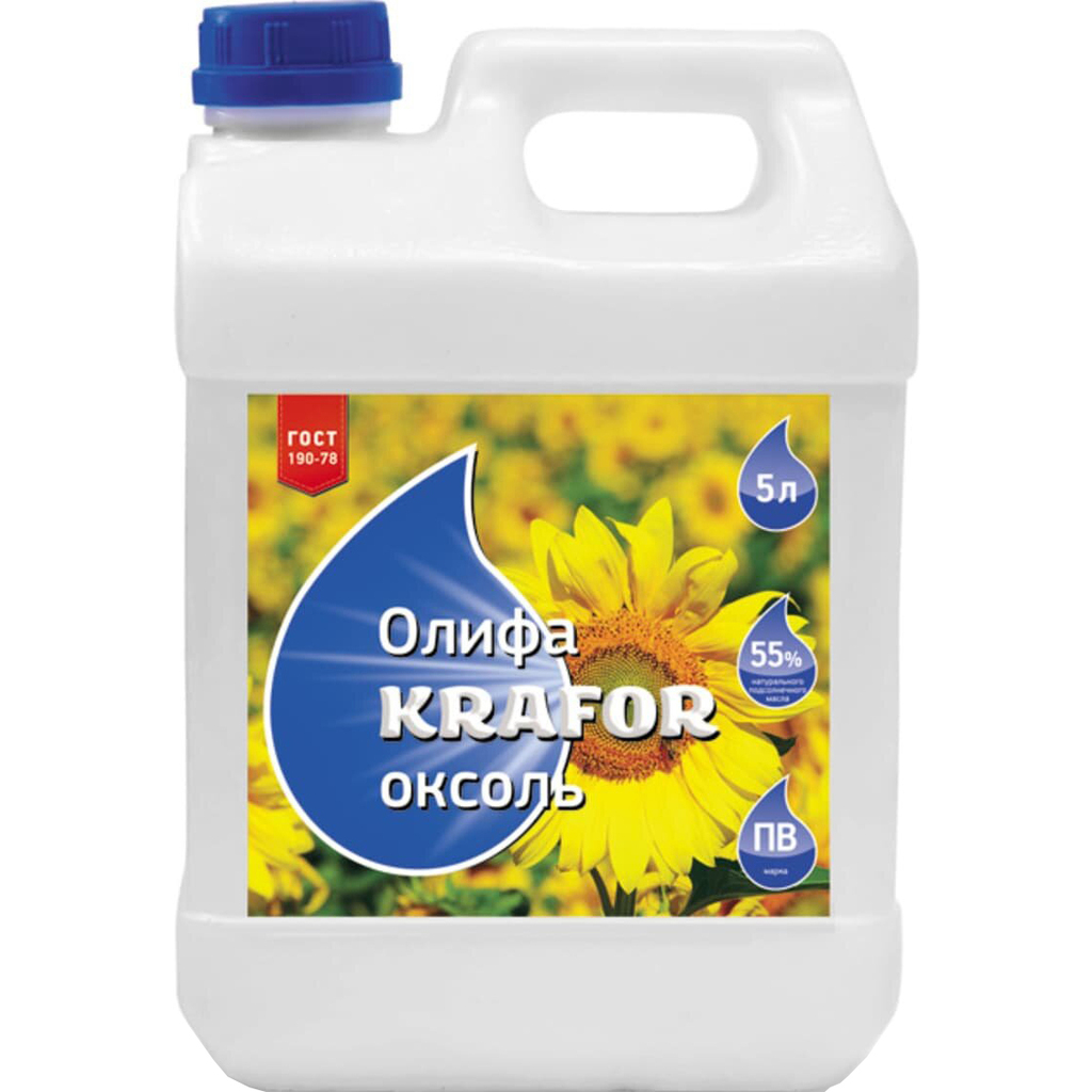 Олифа Krafor Оксоль 5 л 1 29971