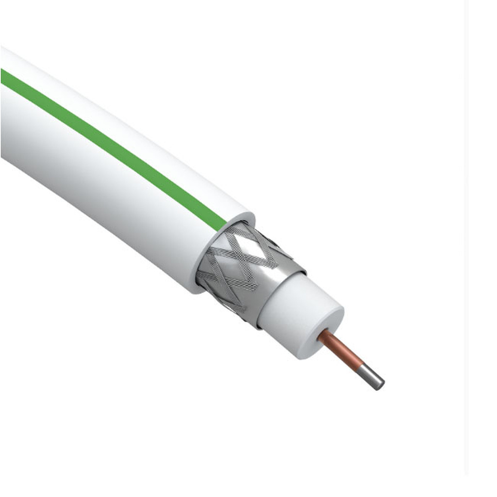 Коаксиальный кабель ЭРА SAT 703 B,75 Ом, CCS/, PVC, цвет белый Б0044611 ERA