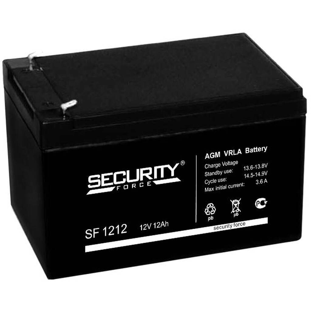 Батарея аккумуляторная Security Force SF 1212
