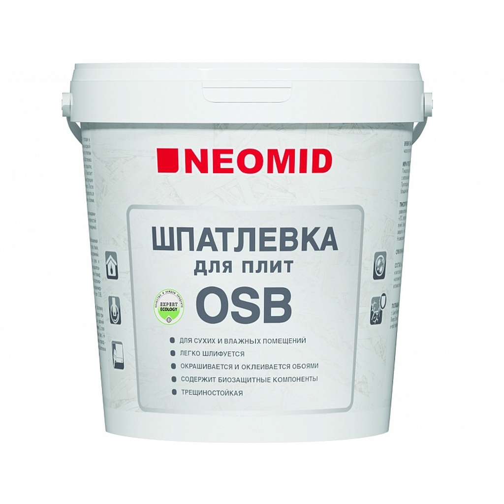 Шпатлевка для плит OSB 7 кг Н-Шпатл Neomid OSB-7