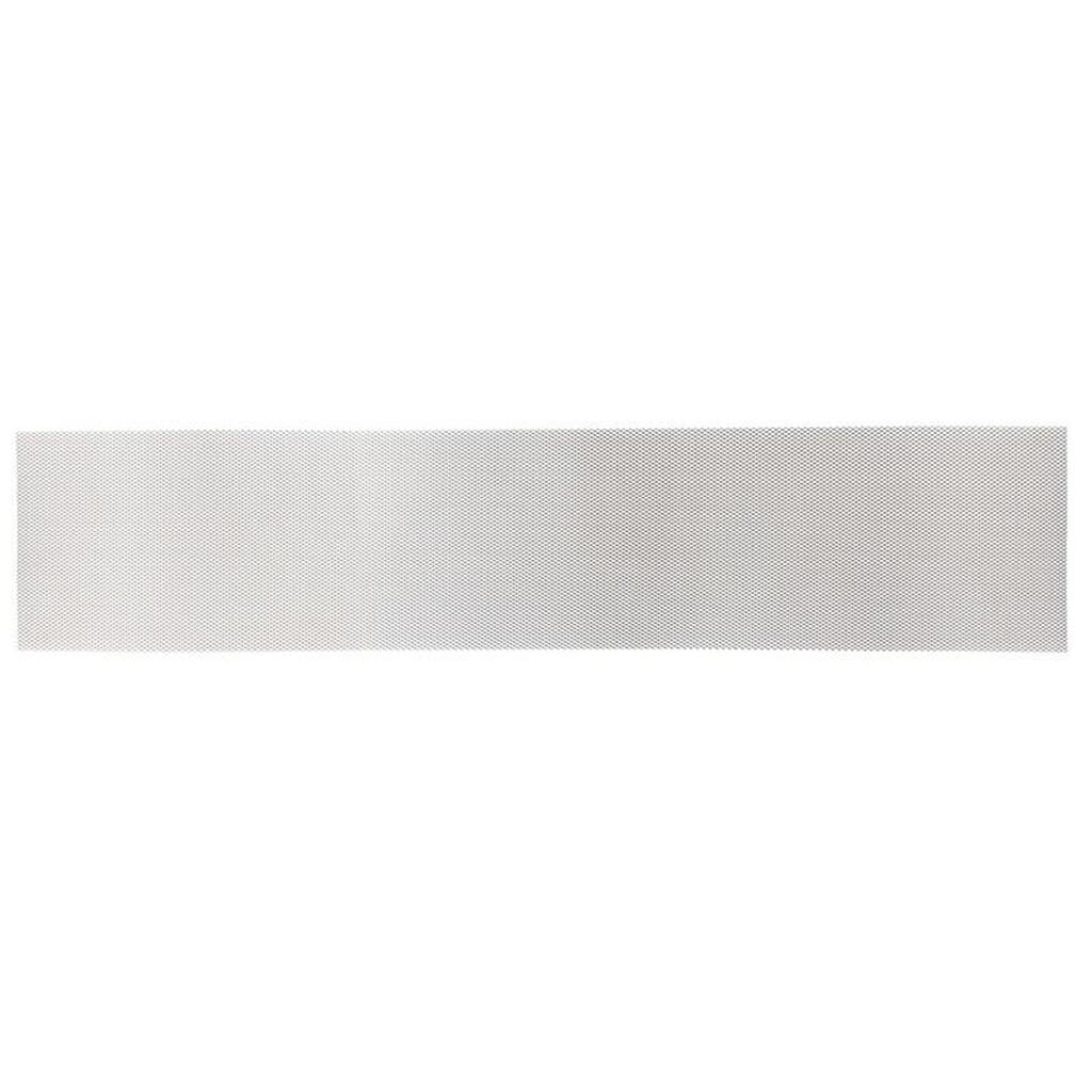 Облицовка радиатора декоративная сетка DolleX алюминий, 100 х 20 см, серебро, ячейки 6 х 3,5мм DKS-002