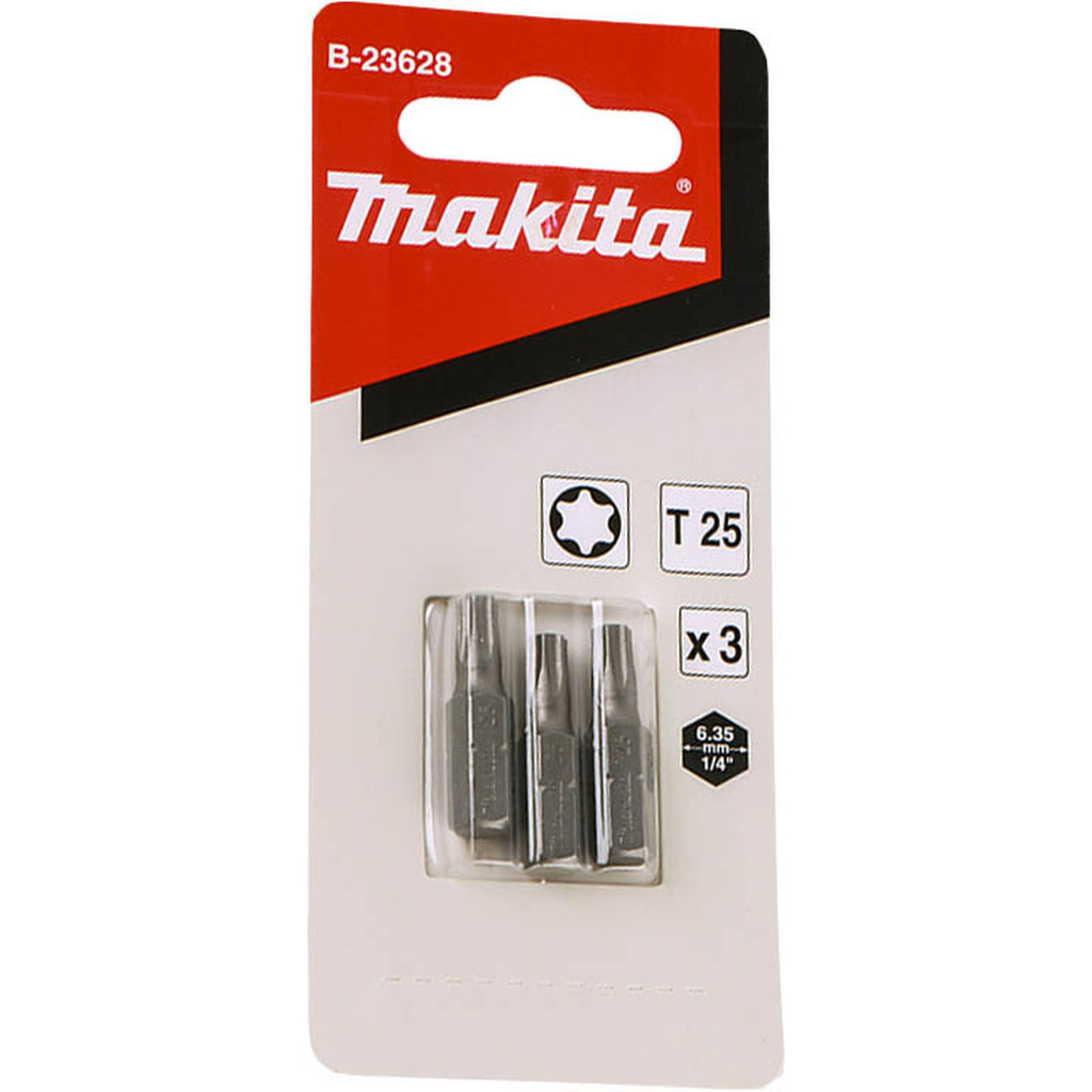 Набор бит (3 шт; Torx T25, 25 мм) Makita B-23628