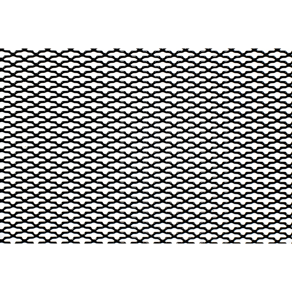Облицовка радиатора DolleX алюминий, 120 х 20 см, черная, ячейки 15 х 6,5мм сомбреро DKS-126
