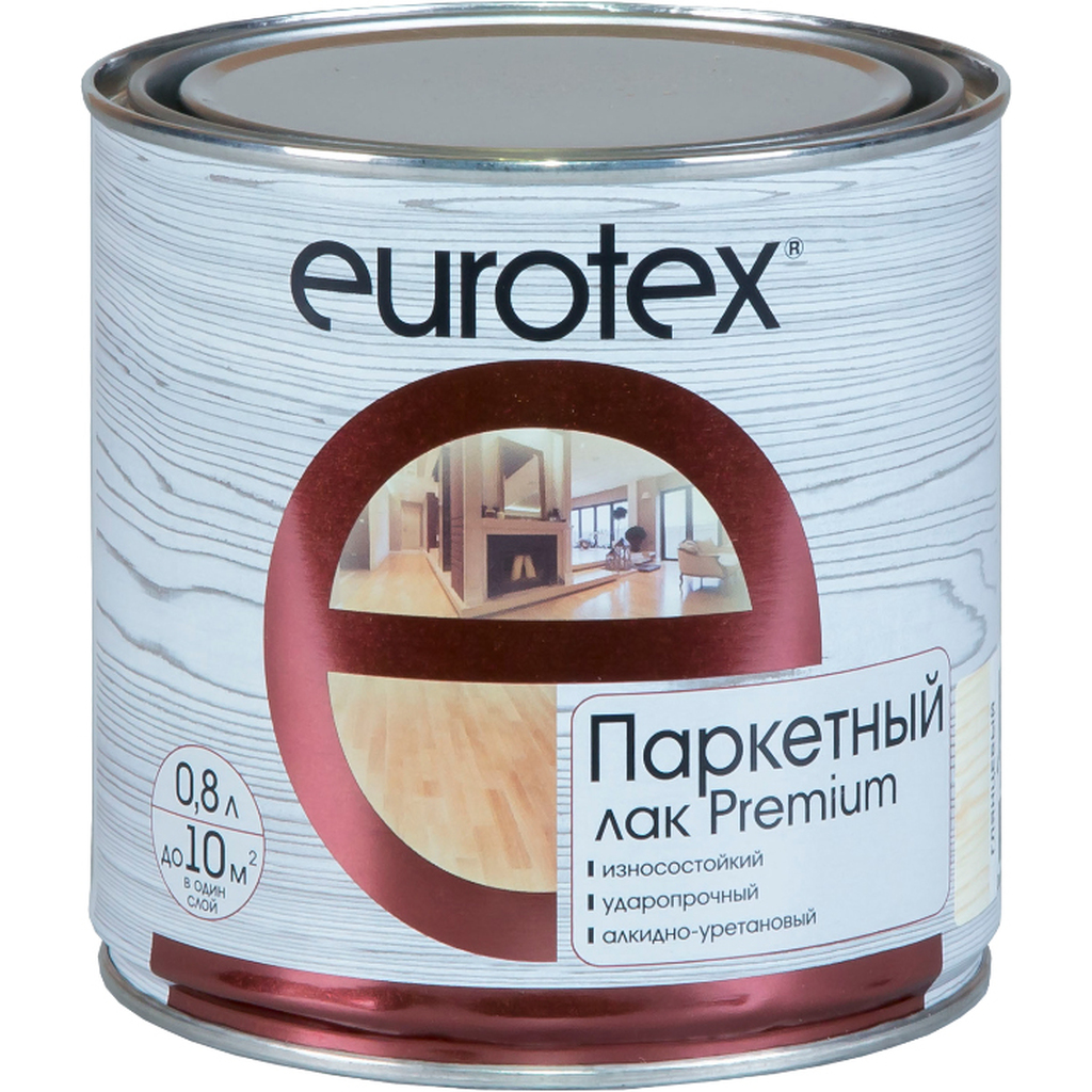 Паркетный лак Eurotex Premium глянцевый 0.8 л 6 15862