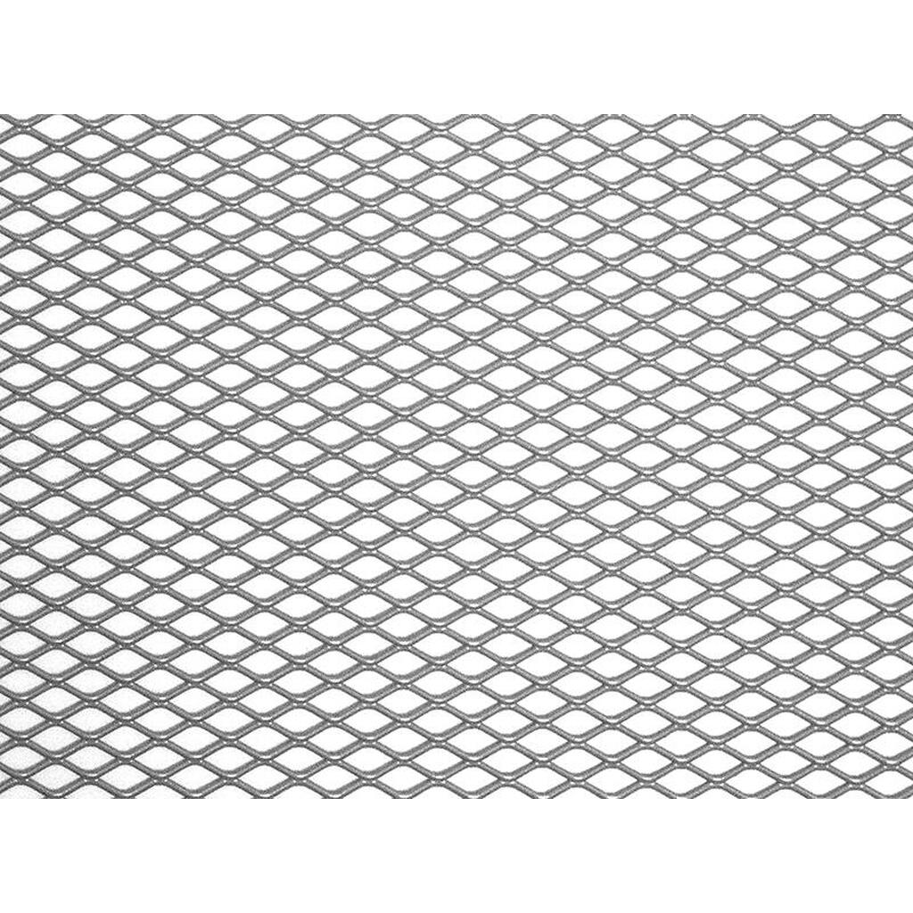 Облицовка радиатора DolleX алюминий, 120 х 30 см, серебро, ячейки 10 х 5,5мм DKS-135