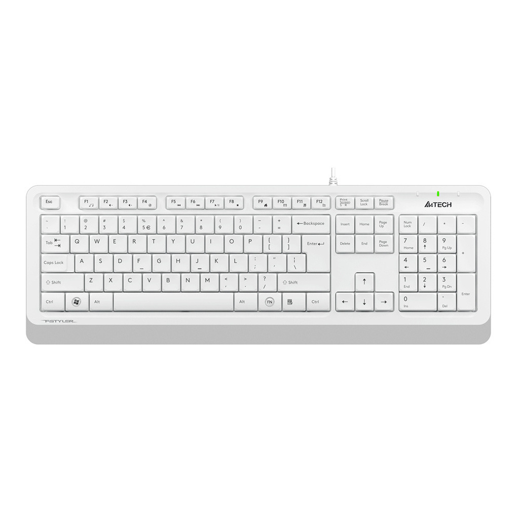 Клавиатура проводная A4Tech Fstyler FK10 white USB (FK10 WHITE)