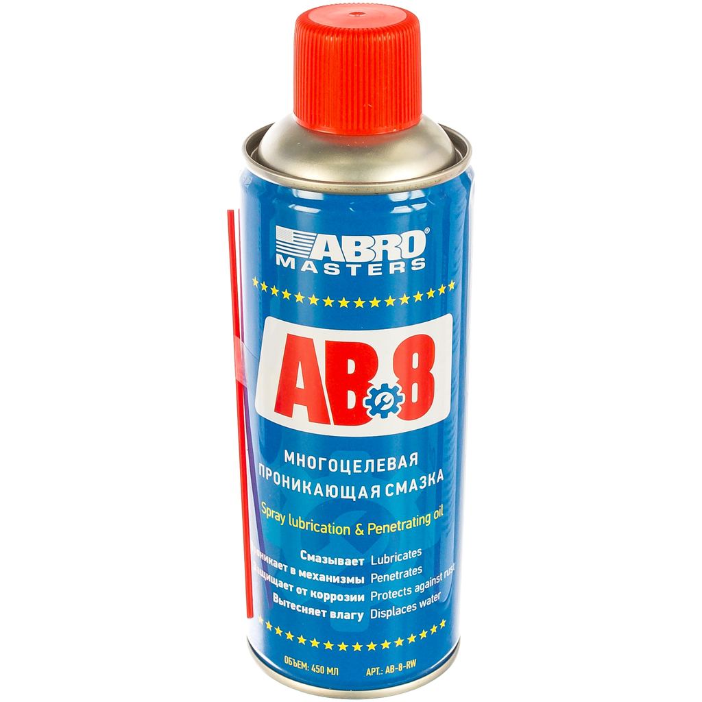 Смазка многоцелевая проникающая Masters 450 мл ABRO AB-8-R