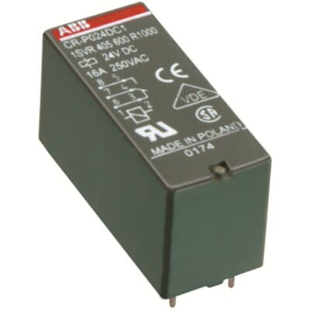 Промежуточное реле ABB CR-P230AC1 230V 16A 1ПК 1SVR405600R3000