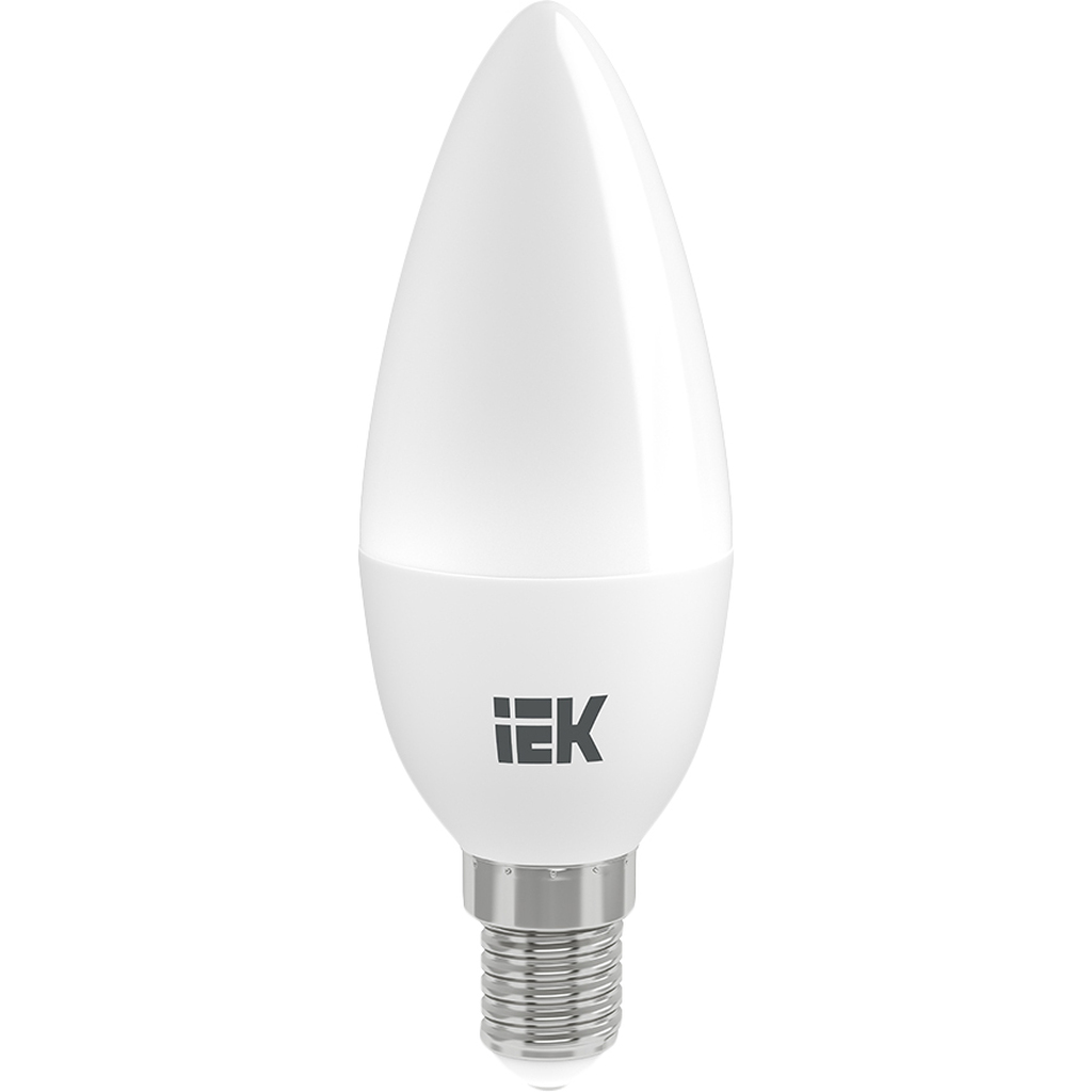 Лампа IEK LED C35 свеча 5 Вт 230 В 3000К E14 LLE-C35-5-230-30-E14