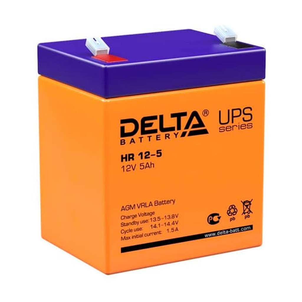 Батарея аккумуляторная Delta HR 12-5