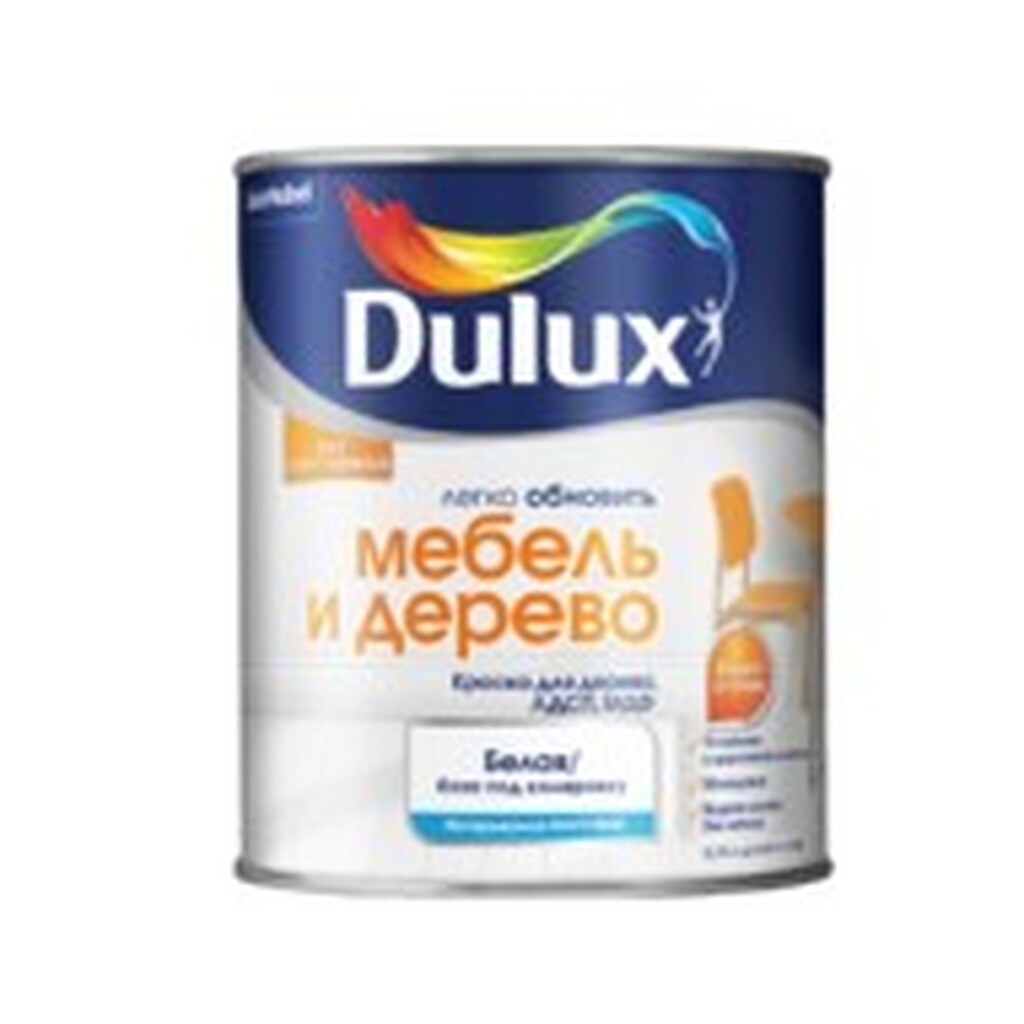 Краска DULUX МЕБЕЛЬ И ДЕРЕВО база BW 0,75л 5327291