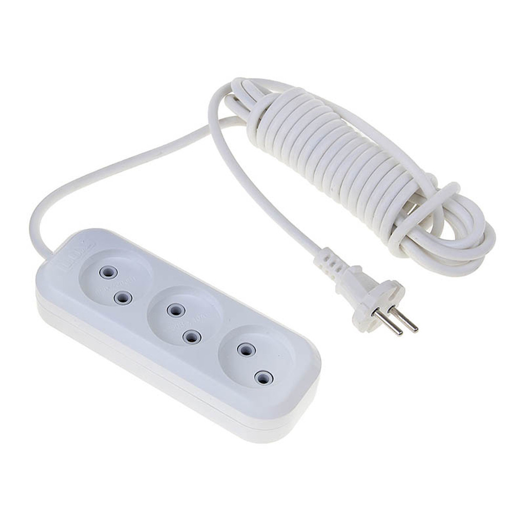 Удлинитель Lux У3-О-10 3 Sockets 10m White