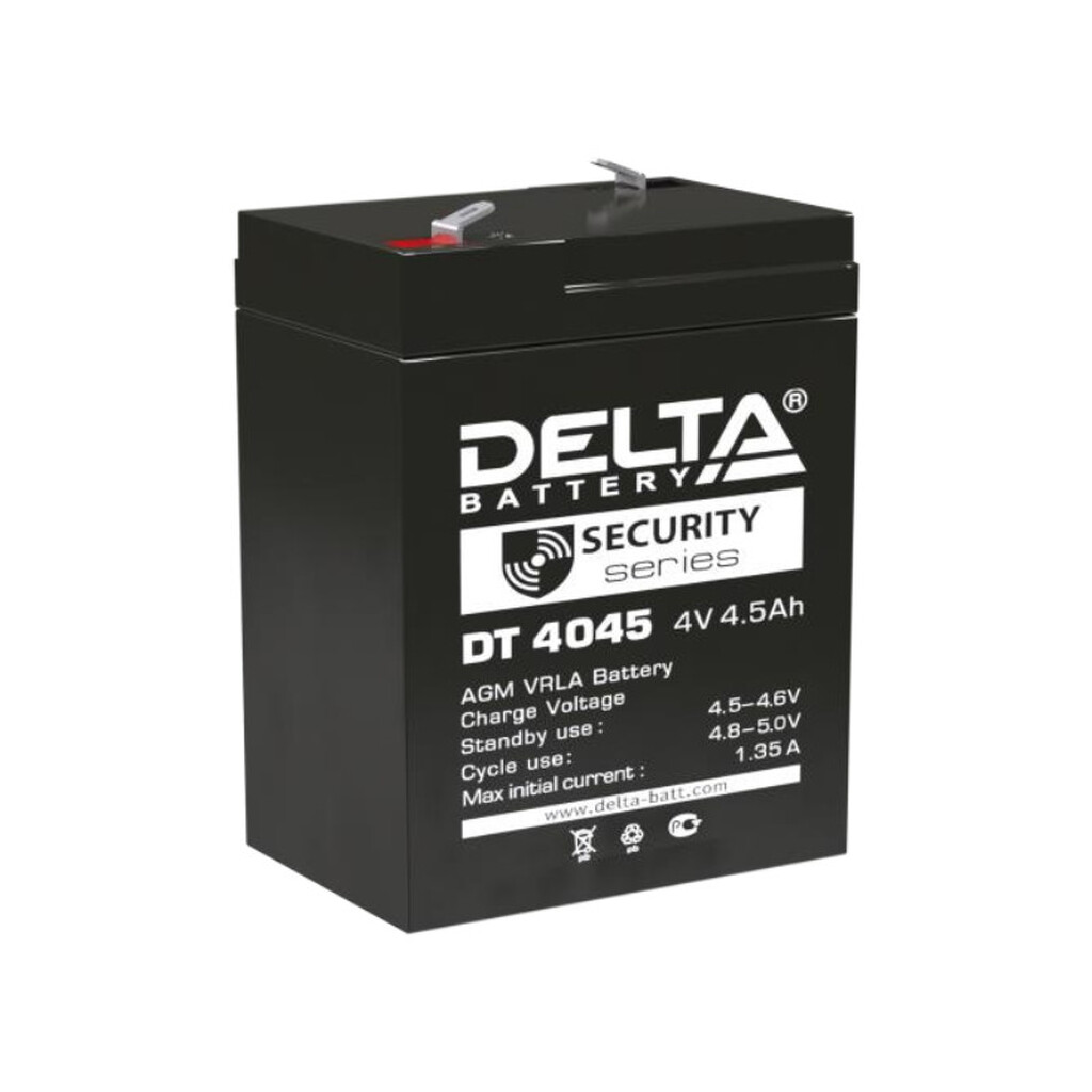 Аккумулятор Delta DT 4045 4V 4.5Ah