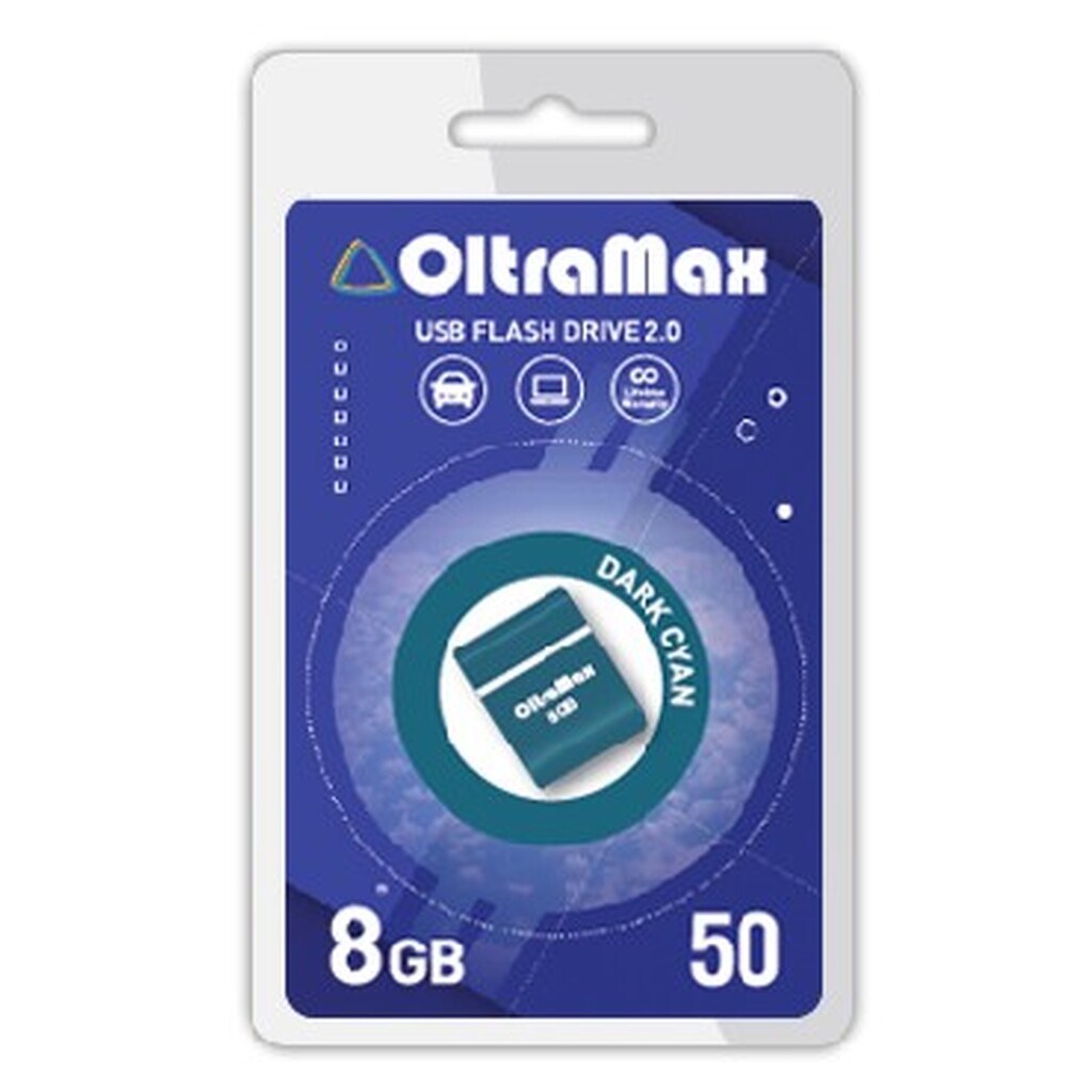 флэш-накопитель OLTRAMAX OM-8GB-50-Dark Cyan 2.0