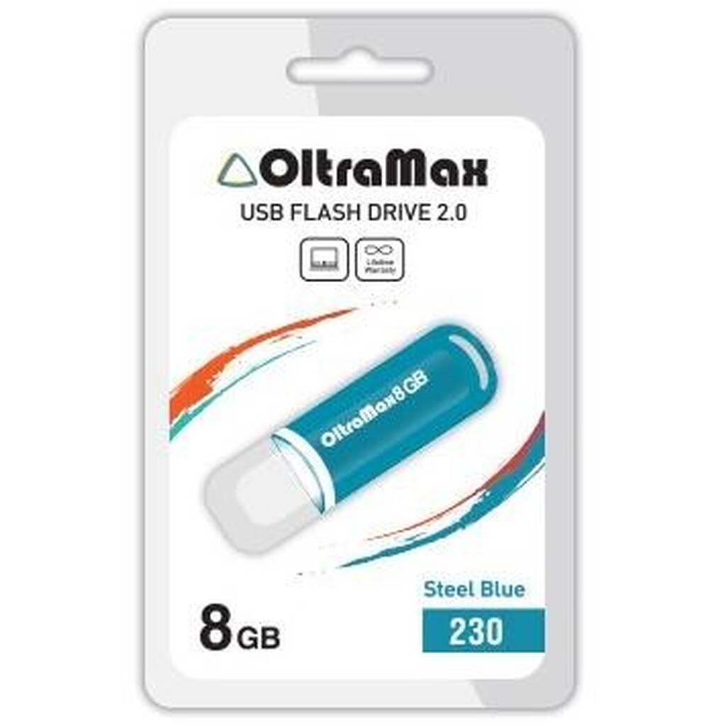 USB флэш-накопитель OLTRAMAX OM-8GB-230-св.синий