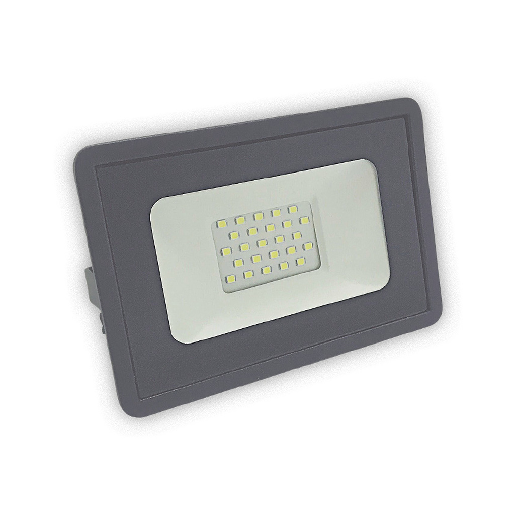 Светодиодный прожектор Фарлайт СДО 20Вт 6500К IP65 серый FAR002043