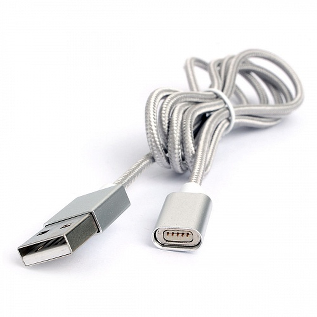 Кабель Cablexpert, магнитный, USB 2.0, CC-USB2-AMMg-1M