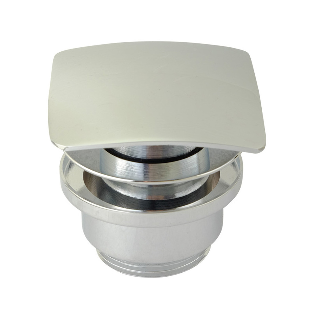 Донный клапан с заглушкой Veragio SBORTIS clic-clac, 1 1/4, латунь, универсальный, хром VR.SBR-8003.CR