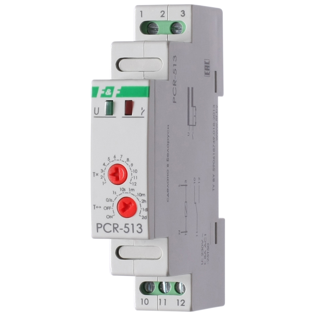 Реле времени F&F PCR-513 EA02.001.003