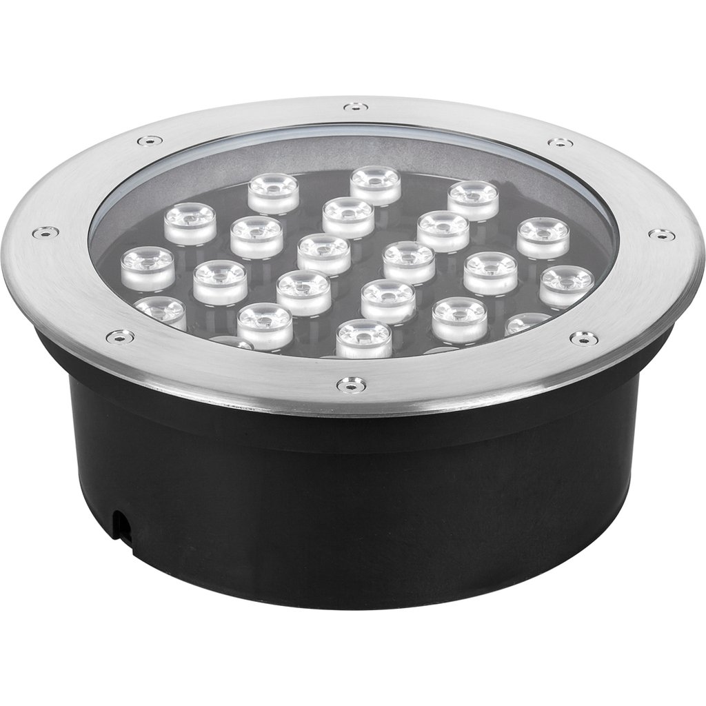 Тротуарный светильник FERON SP2708, 24LED теплый белый, 24W, 250хH90mm, IP67 32136