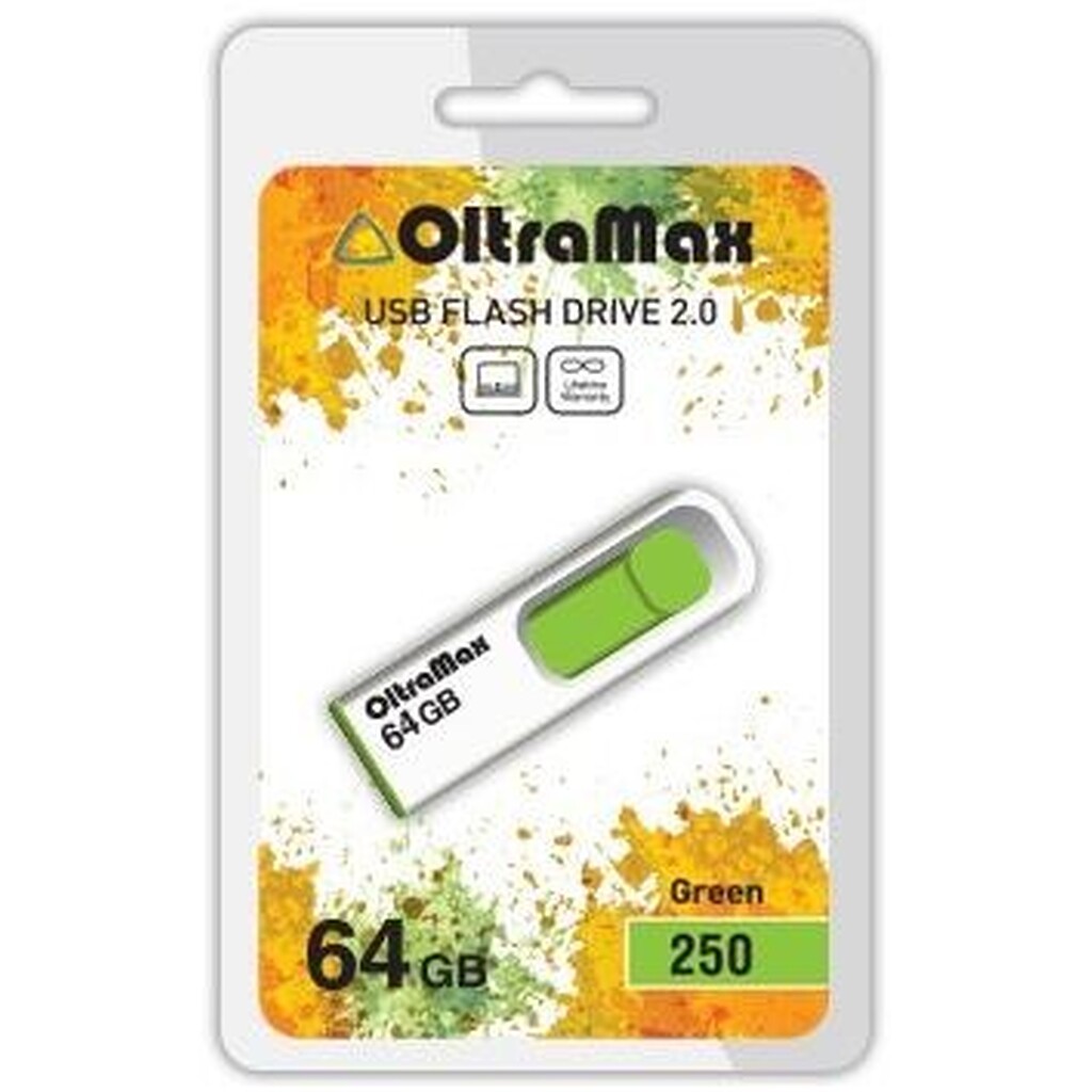 USB флэш-накопитель OLTRAMAX OM-64GB-250-зеленый