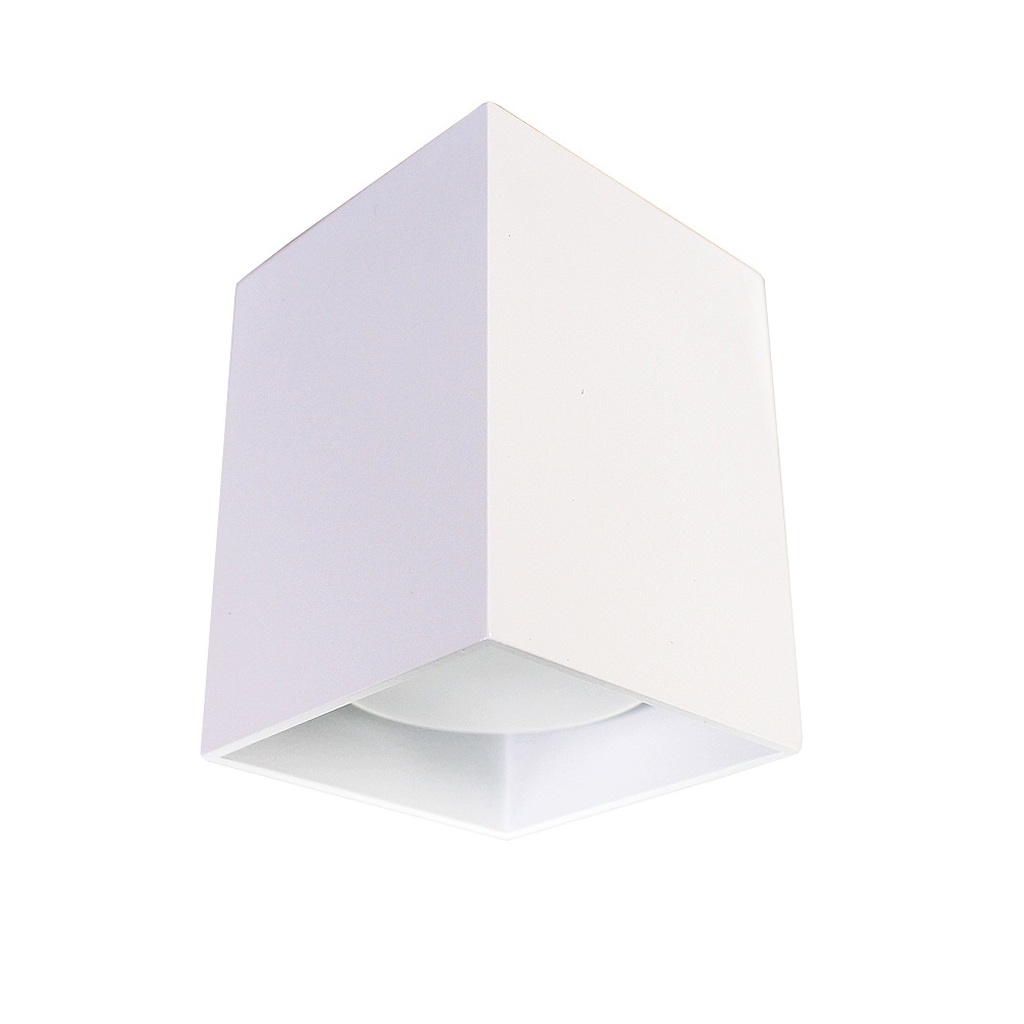 Накладной светильник Светкомплект квадрат 80х60мм GU10 белый R51A.60x60.W