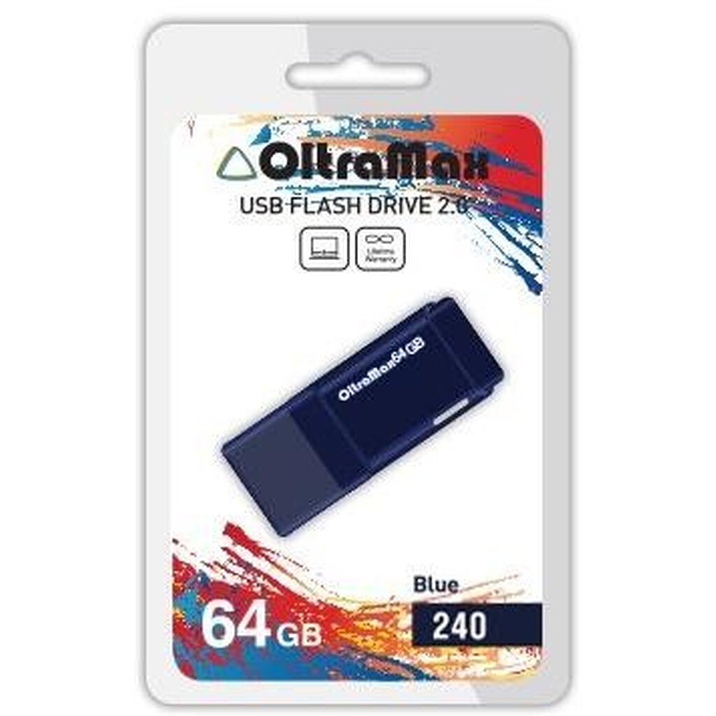 USB флэш-накопитель OLTRAMAX OM-64GB-240-синий