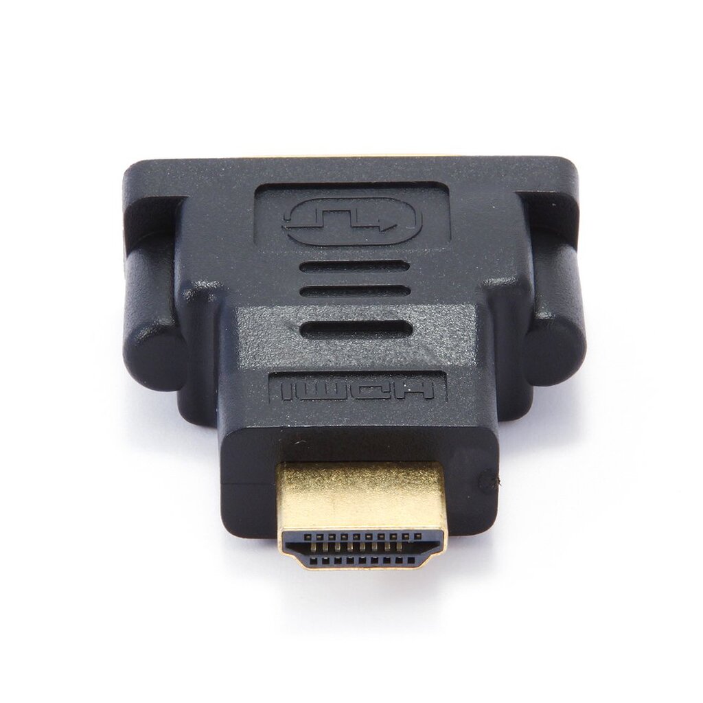 Переходник Cablexpert HDMI-DVI, 19M/25F, пакет, золотые разъемы A-HDMI-DVI-3