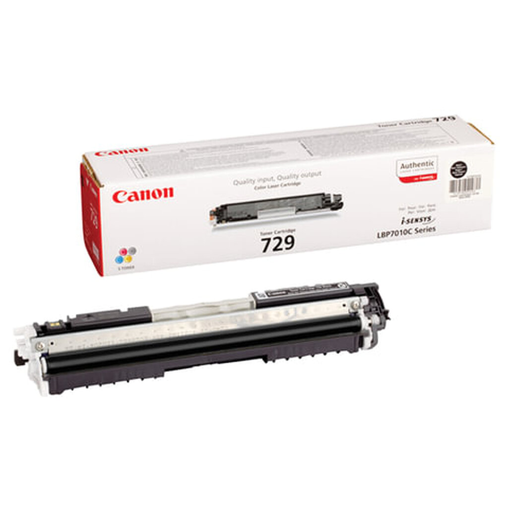 Картридж лазерный CANON (729BK) LBP7010C/7018C, черный, ресурс 1200 страниц, оригинальный, 4370b002 4370B002