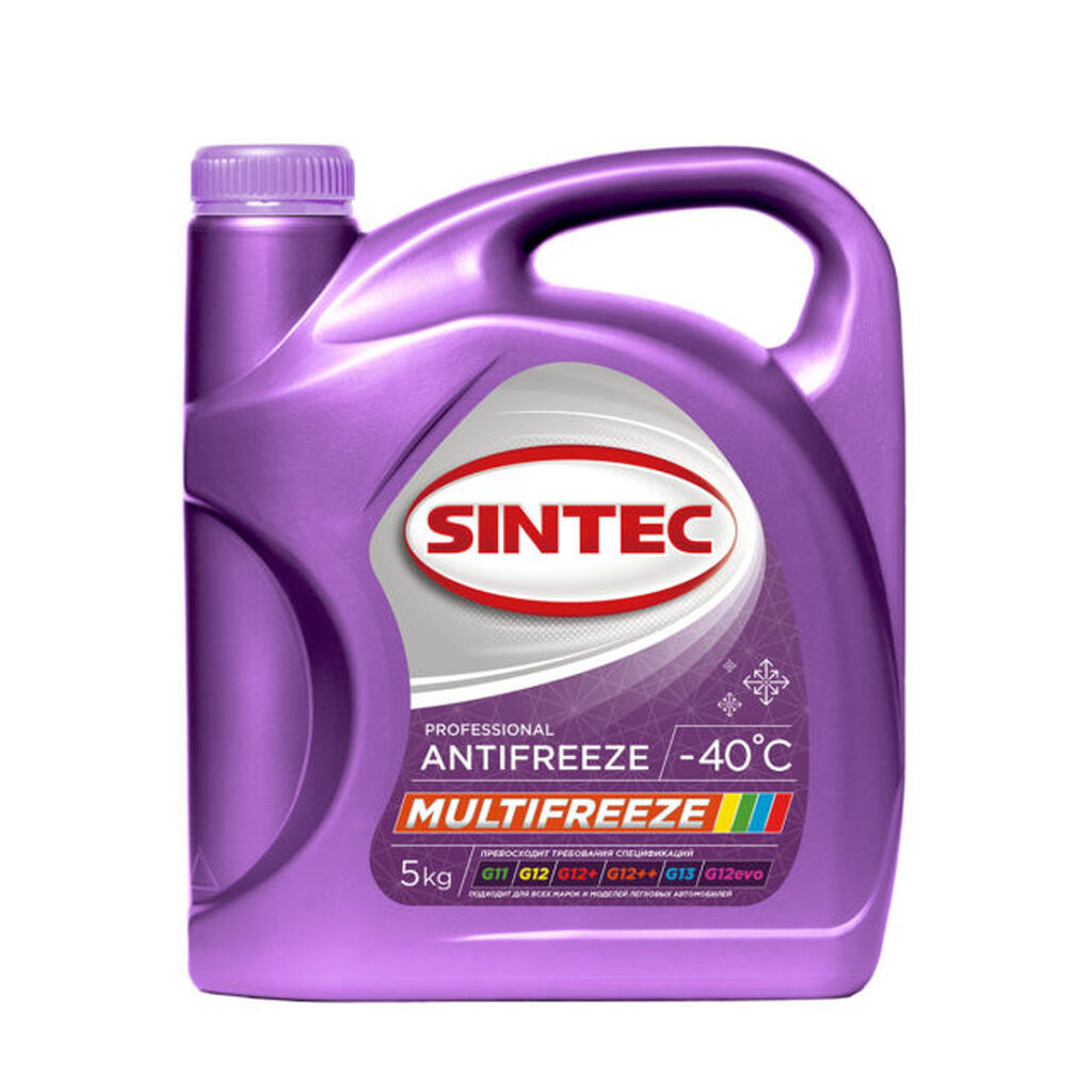 Антифриз Sintec 5 кг, MULTIFREEZE, 800534