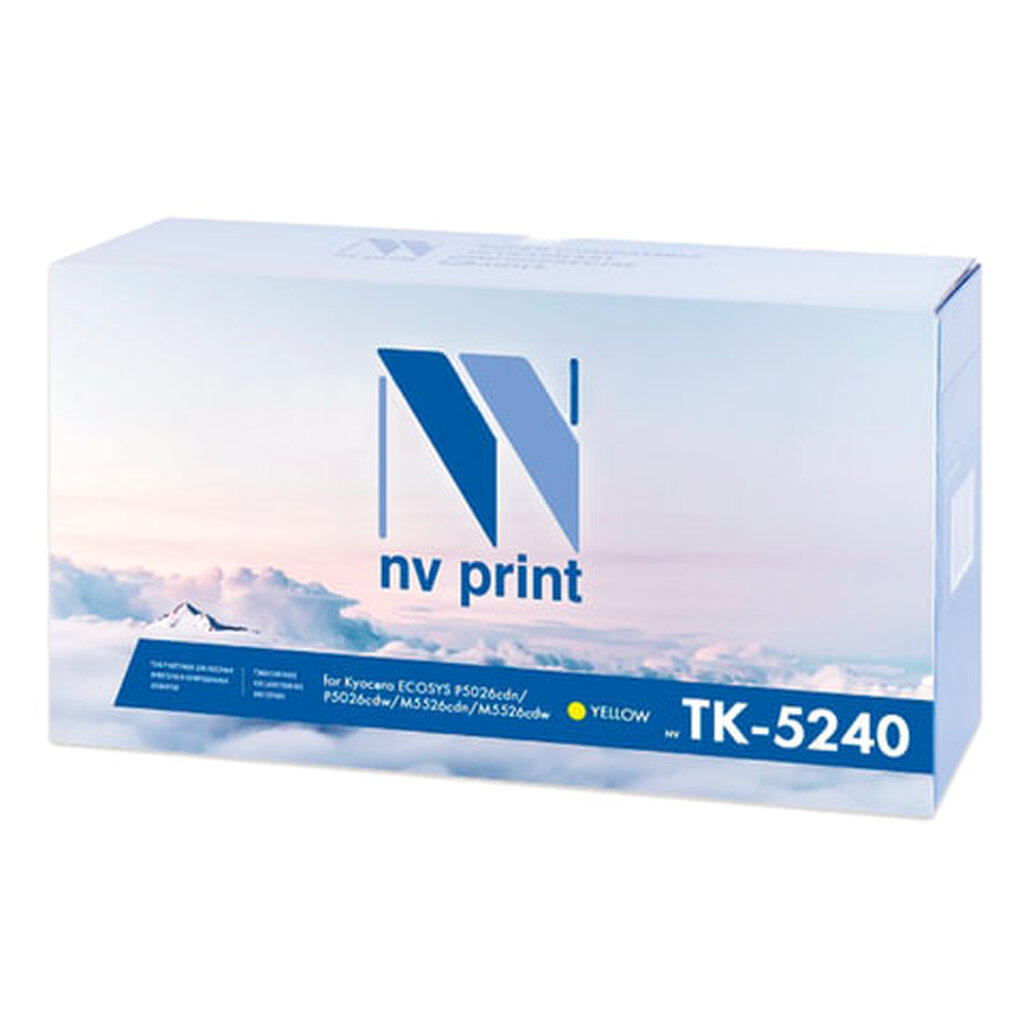 Тонер-картридж NV PRINT (NV-TK-5240Y) для KYOCERA ECOSYS P5026cdn/w/M5526cdn, желтый, ресурс 3000 стр. NV-TK5240Y