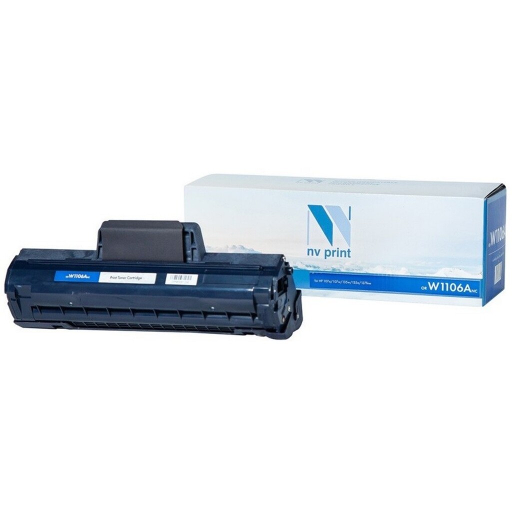 Тонер-картридж NV Print W1106A black для HP Laser MFP135r / MFP137fnw (Без чипа, 1000стр.) (NV-W1106ANC)