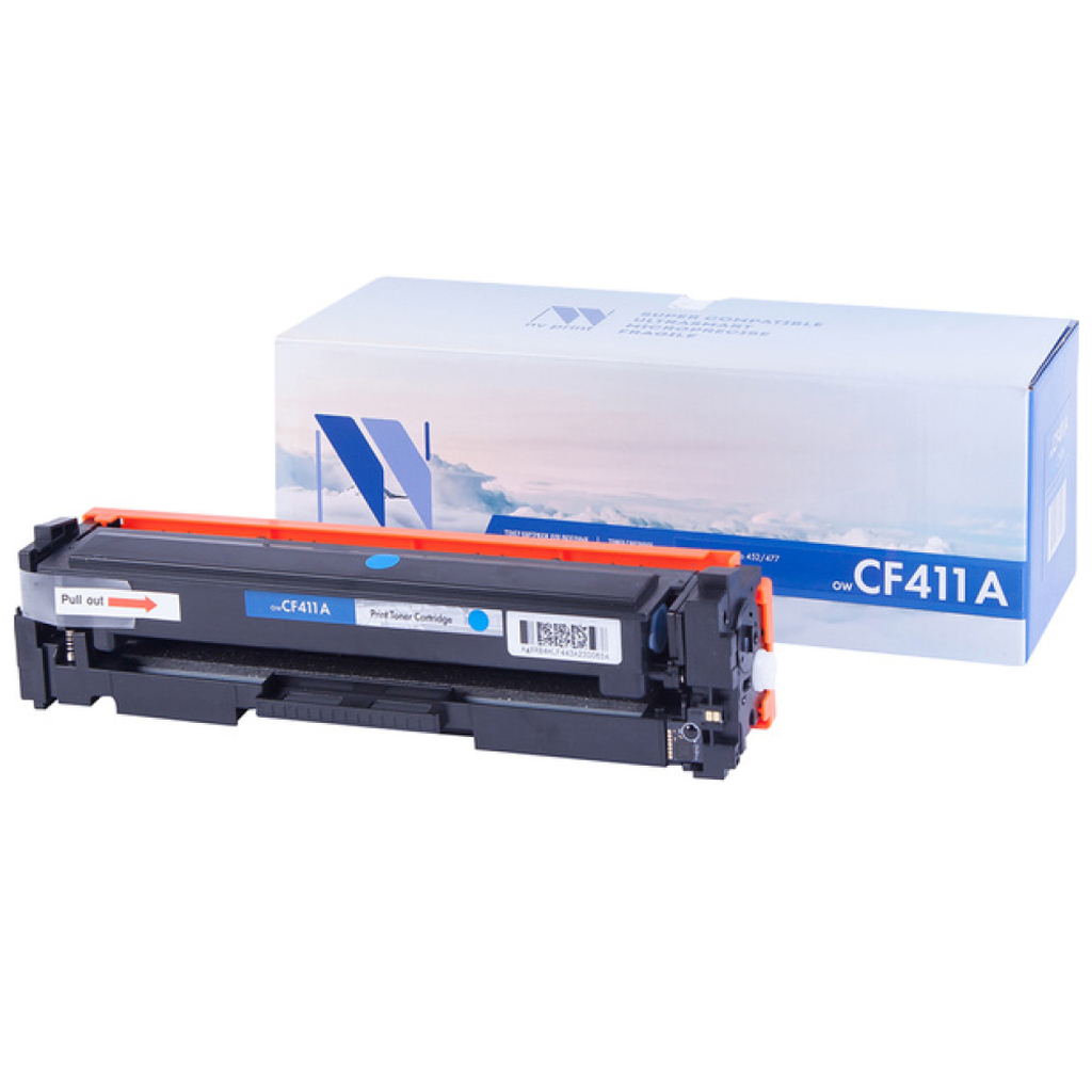 Картридж NV-Print CF411A Cyan для HP LaserJet Color Pro M377dw/M452nw/M452dn/M477fdn/M477fdw/M477fnw (2300k) (NV-CF411AC) NV PRINT