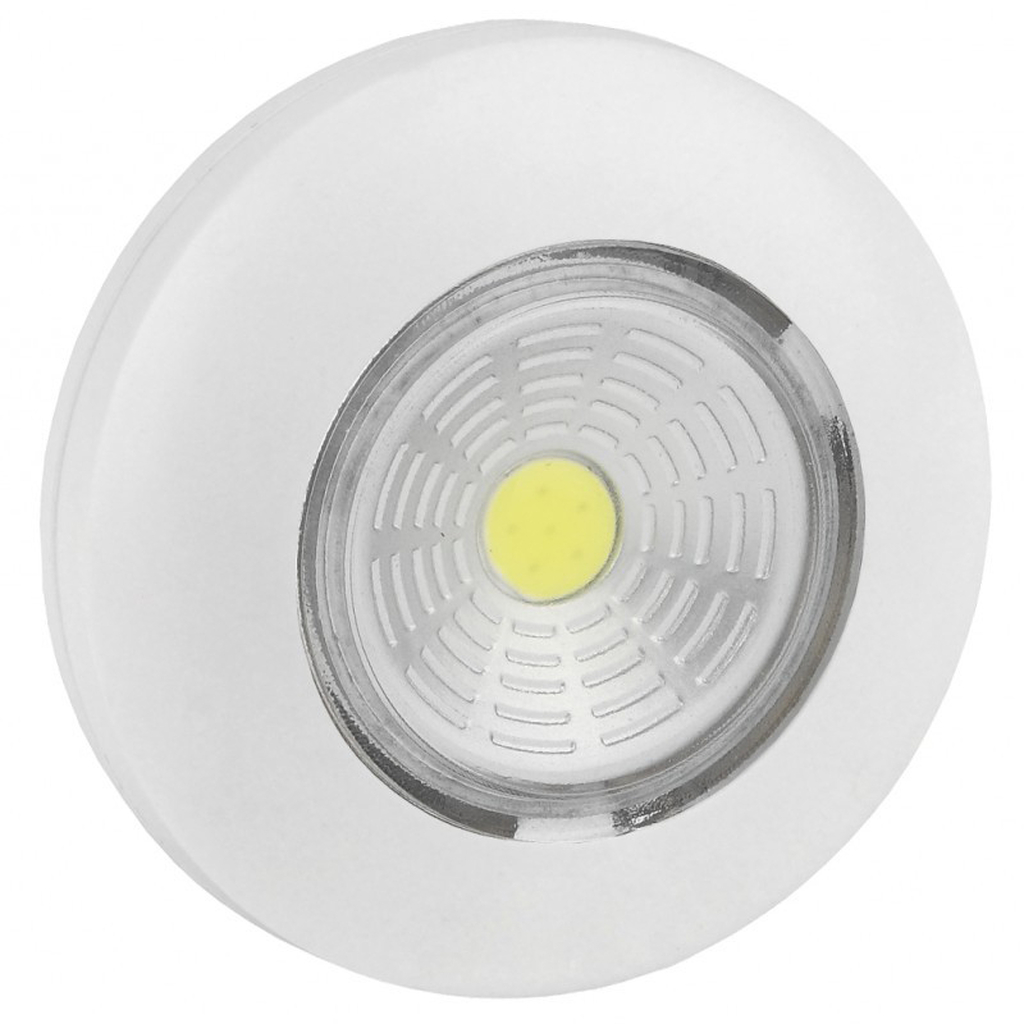 Светодиодный самоклеящийся фонарь-подсветка REV Pushlight, белый 29097 1